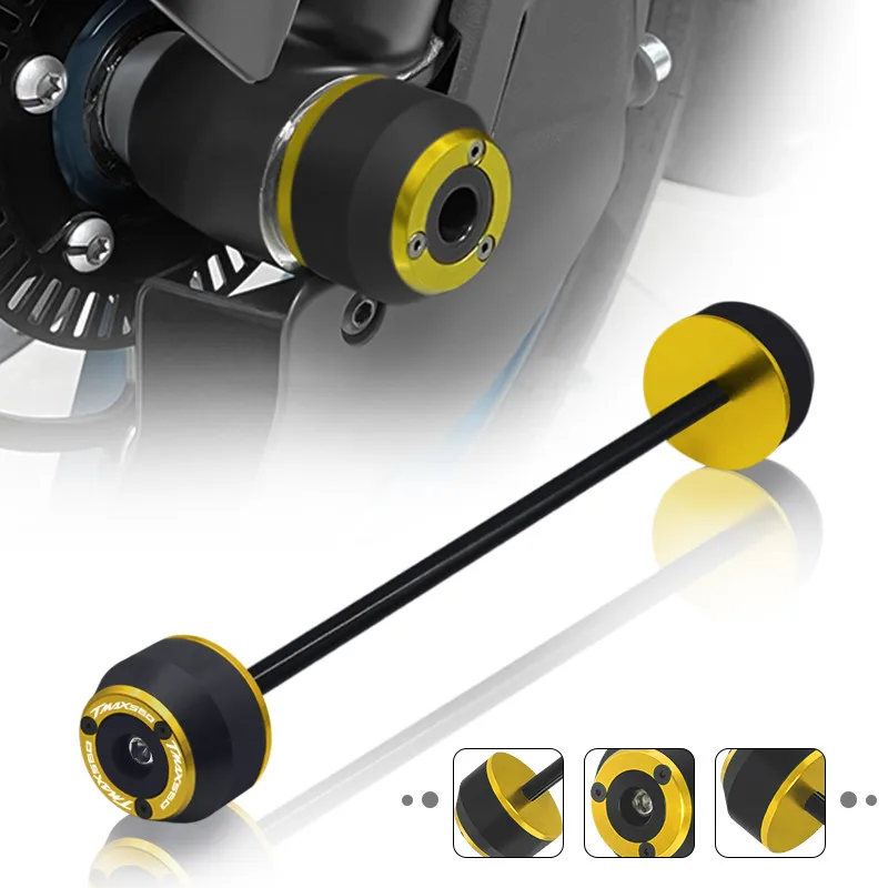 

Motorcycle Rear Axle Fork Wheel Protector Crash Sliders Pad For TMAX530 SX DX 2017-2019 TMAX560 TECH MAX 2020-2025