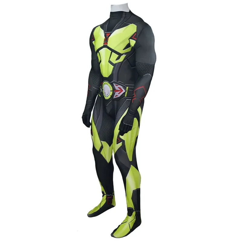 Série de tv kamen rider zero-one cosplay traje zentai adultos crianças bodysuit mascarado piloto subindo hopper macacão para o dia das bruxas