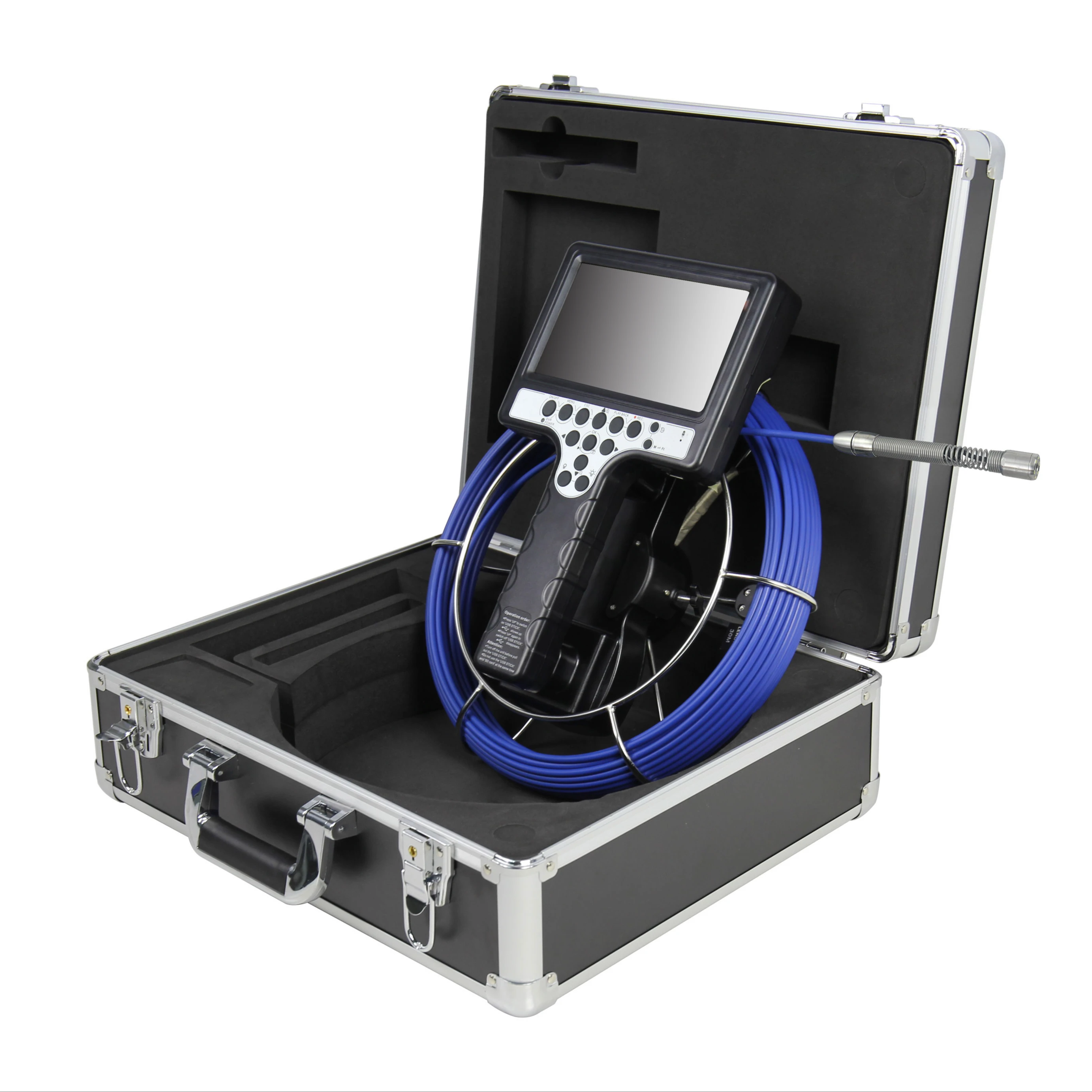 

30m Hand Held Pipe Inspection Camera With 17mm Camera Head