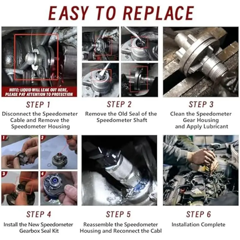 700R4/4L60 Transmission Speedo Gear Housing Speedometer Leak Repair Seal Kit,1240382 Secure Compatible-X67A