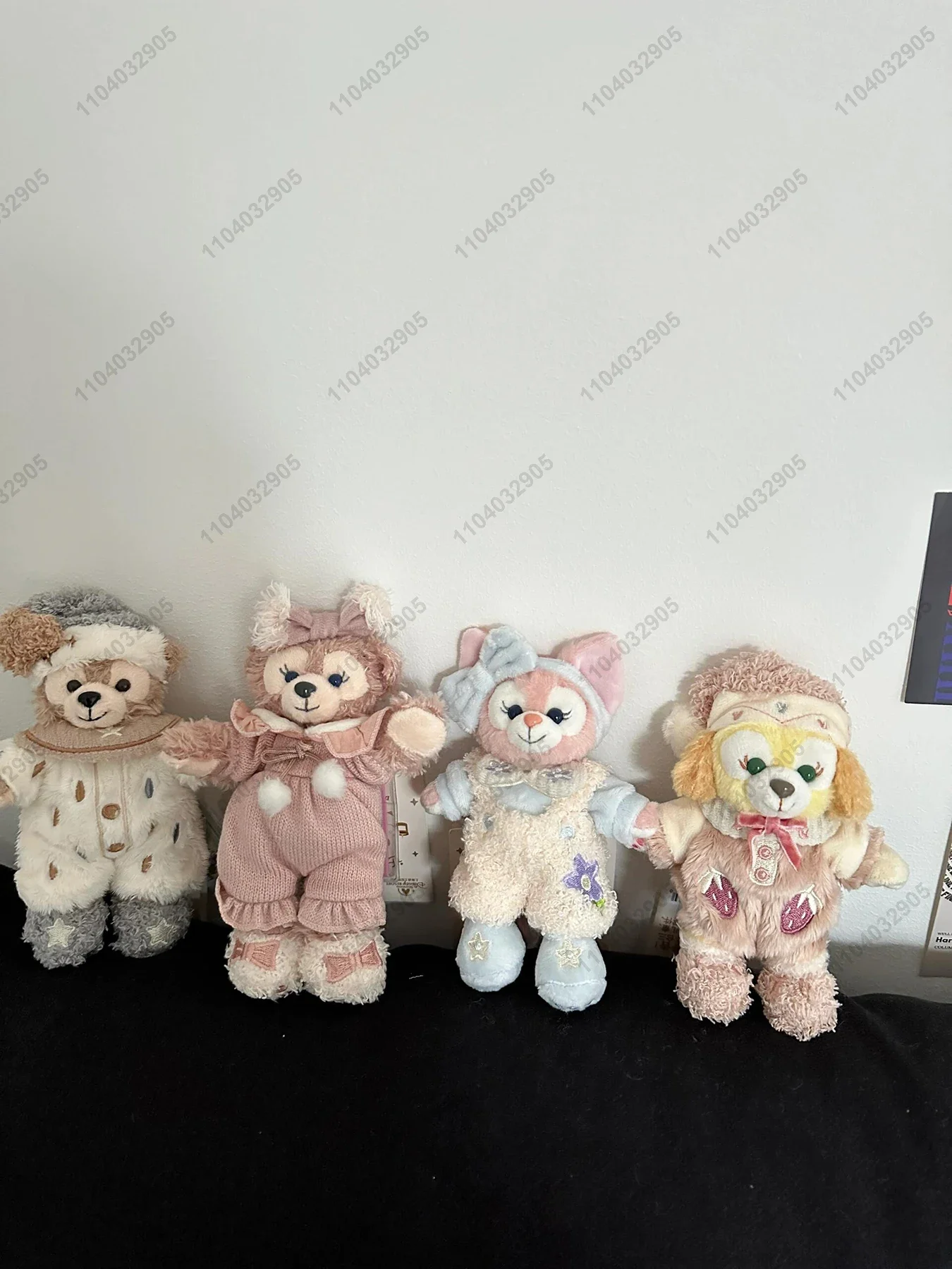 Hot New Disney Shelliemay Linabell Duffy Stellalou Plush Doll Pendant Cute Bag Charm Kawaii Key Chain Girl Desk Decoration Gift