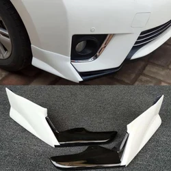 CEYUSOT For 2PCS Car Front Bumper Lip Splitter Toyota Corolla ABS Diffuser Protector Appearance 2014 2015 2016 Body Kit Spoiler