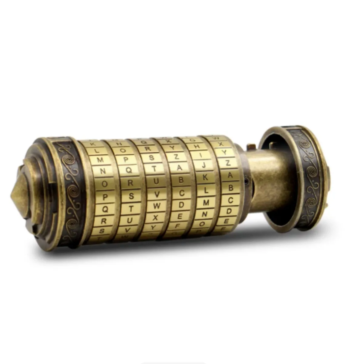 Da Vinci password lock Hot selling cylinder simple packaging creative gift escape room locks accessory EX ZYU