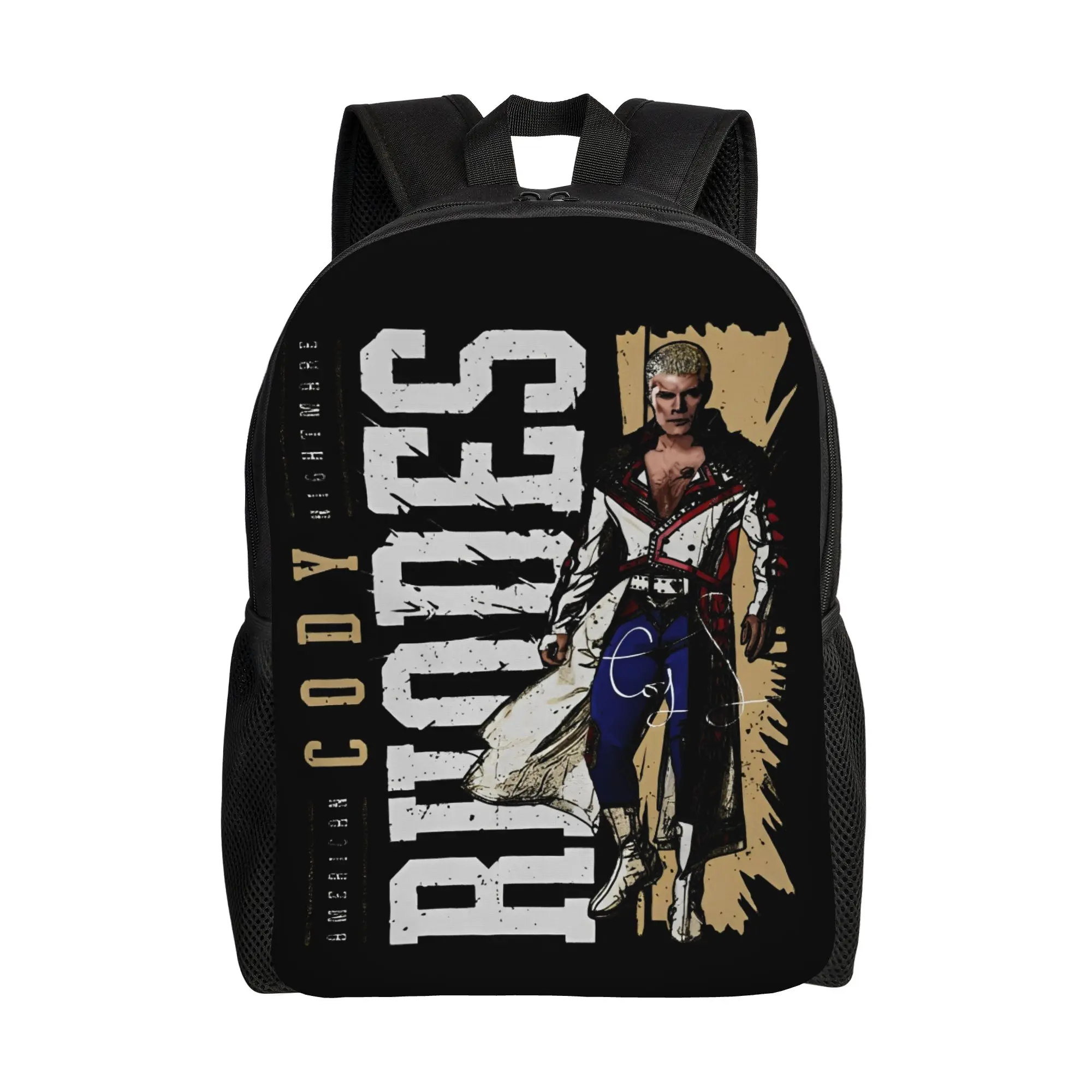 

Рюкзак Cody Rhodes Vertical для подростков, прочный студенческий рюкзак для работы, повседневный рюкзак для мужчин и женщин, сумка через плечо для ноутбука