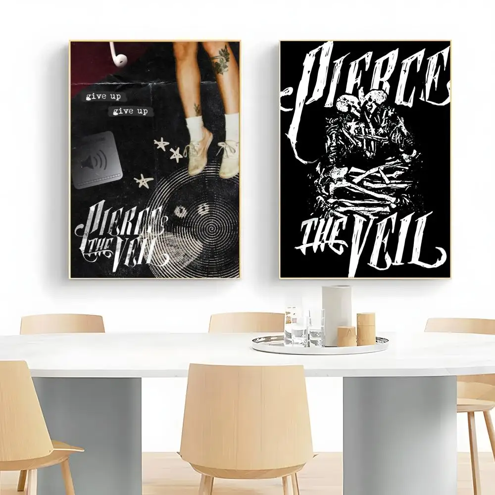 Emo Band P-Pierce The Veil Poster Wall Art Print Decorative Mural Home Decor Gift Unframed