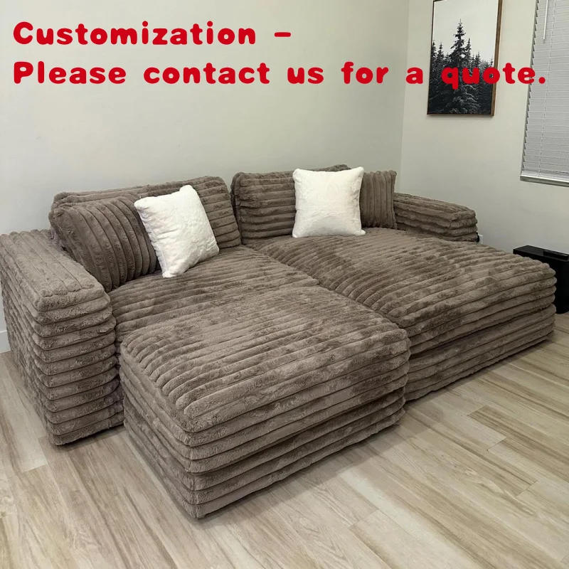 

Custom.ATUNUS Американский вельветовый плюшевый секционный диван, диван, компрессионная ткань, диван для гостиной