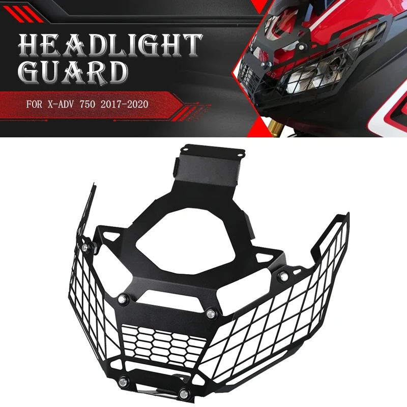 

For XADV 750 Motorcycle Accessories Headlight Protector Grille Guard Cover Head light FOR HONDA X-ADV 750 2017 2018 2019 2020