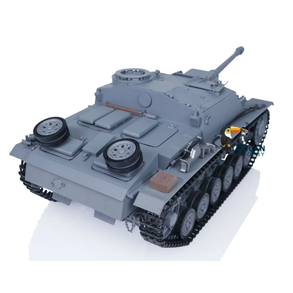 Amerykańska wyprzedaż Mato 100% Metalowy Czołg RC w skali 1/16 Szary Niemiecki Stug III Wersja na Podczerwień RTR 1226