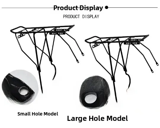 Porte-vélo arrière pliable en acier Ra Double, 422 pouces, vélo simple, elfe arrière, accessoires de cyclisme, démount