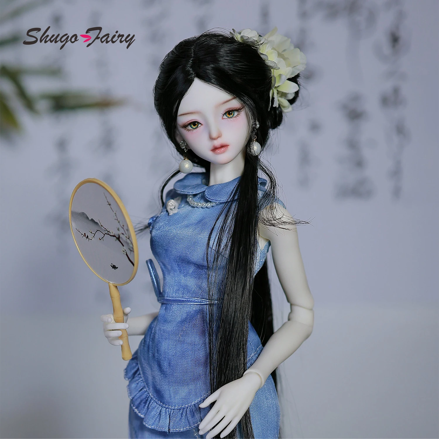 ShugaFairy Sophia A 1/4 Bonecas Bjd Jiangnan Ice-Muse Neo-Chinês Sedudo Scholar Cheongsam Sereia Anime de Alta Qualidade Conjunto Completo