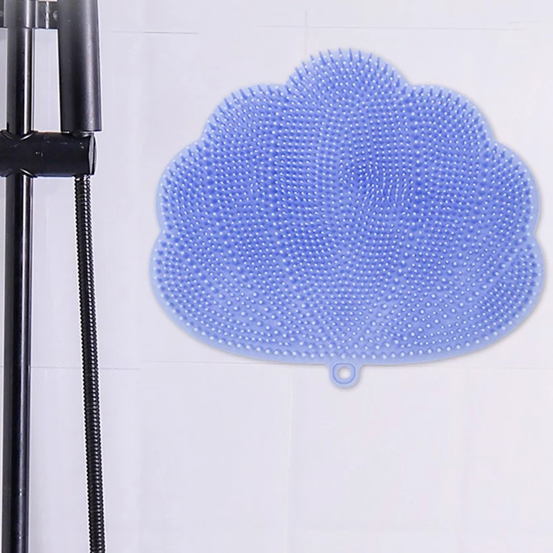 مدلك قدم مثبت على الحائط مع كؤوس شفط ، جهاز تنظيف خلفي للاستحمام ، جهاز تنظيف حر اليدين ، سهل الاستخدام