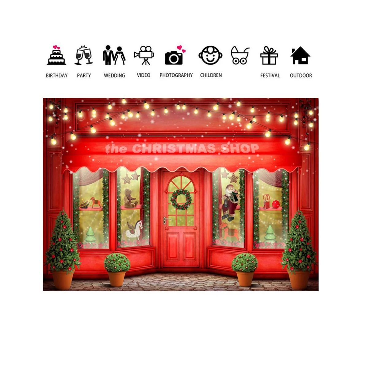 التصوير القماش عيد الميلاد 150X100cm خلفية القماش الأحمر السنة الجديدة خلفية التصوير الفوتوغرافي