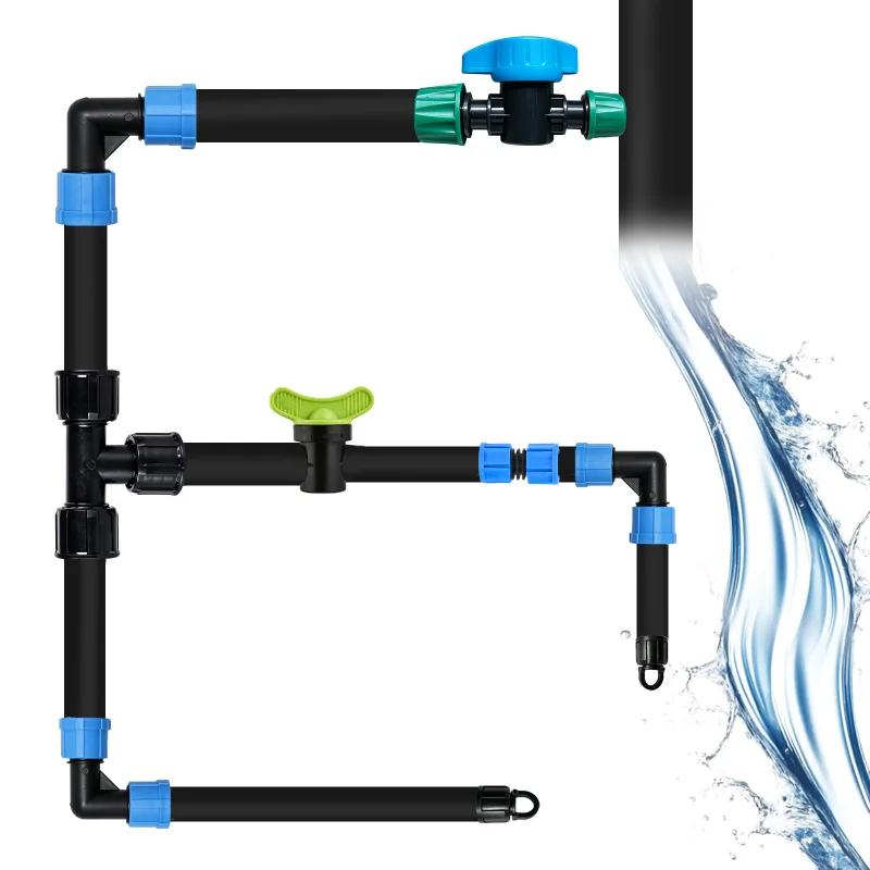 16mm Micro Irrigation Drip Tape Connectors Tee Repair Elbow End Plug Tap Fittings Locked Hose Joints Greenhouse Coupler