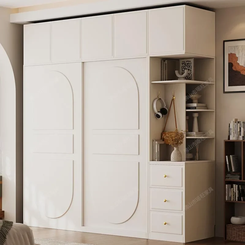 

Clothes Storage Wardrobes Organizer Nordic Large Living Room Wardrobes Portable Apartment Rangement Chambre Bedroom Furniture