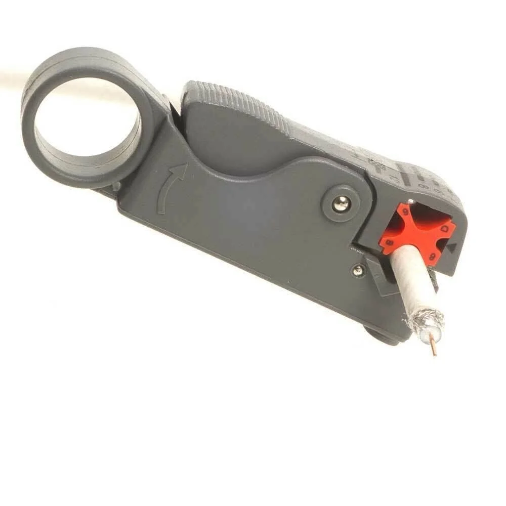 Automatic Stripping Pliers Rotary Coaxial Wire Cable Stripper Knife Wire Stripping Crimping Pliers RG59 RG6 RG7 RG11 Repair Tool