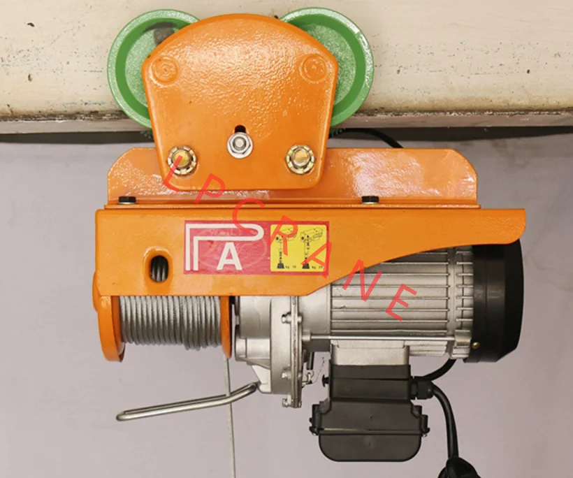 100KG 400KG 500KG 600KG 800KG 1200KG Mini Electric Wire Rope Hoist