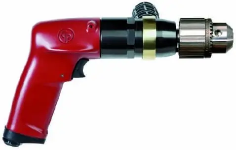 

Pneumatic Tool CP1117P09 Heavy Duty 1 HP 900 RPM Industrial Drill Motor without Chuck