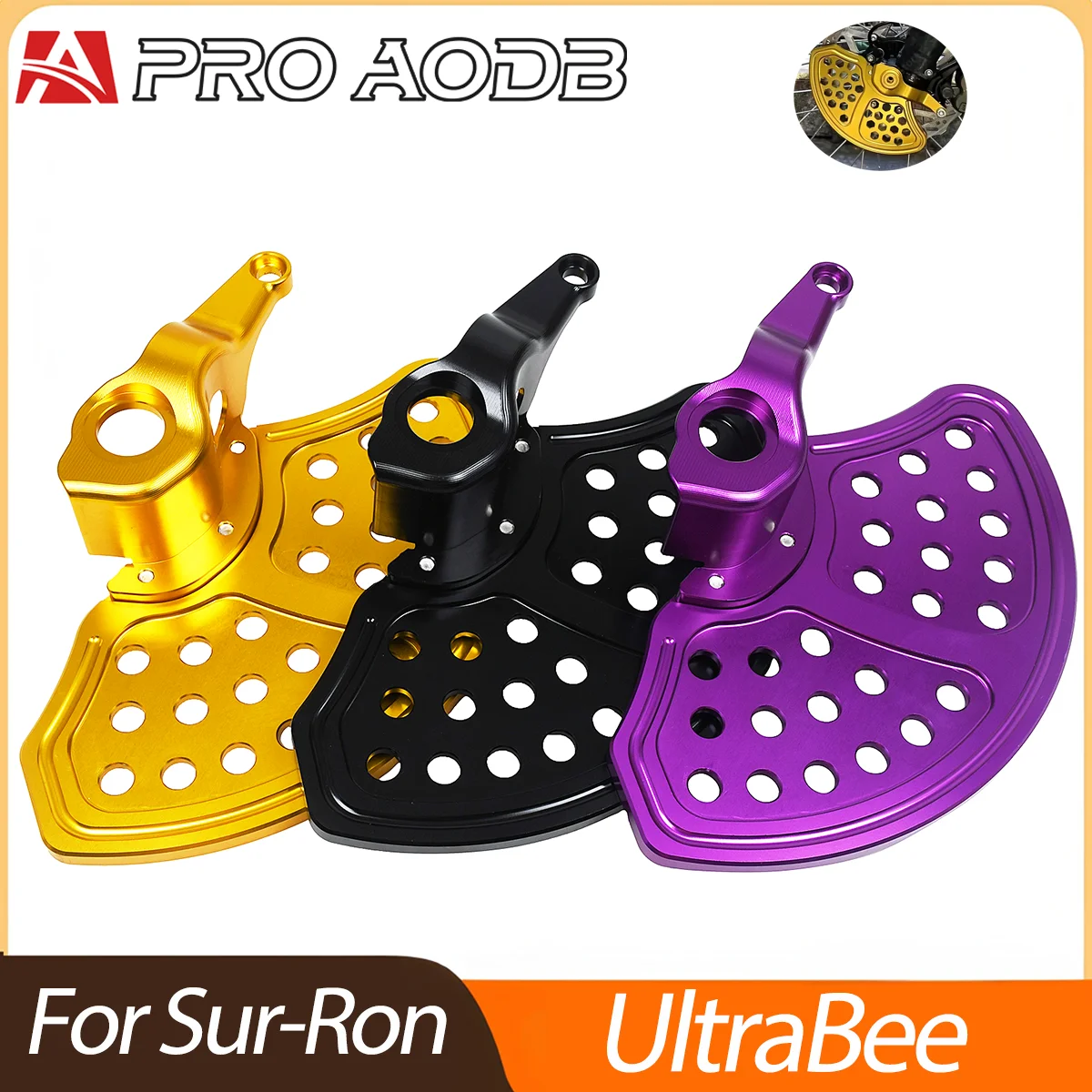 

Dustproof Wear Resistant Front Brake Disc Protection Cover Fit SurRon Ultra Bee All Terrain Off Road Riding Modified Accessories