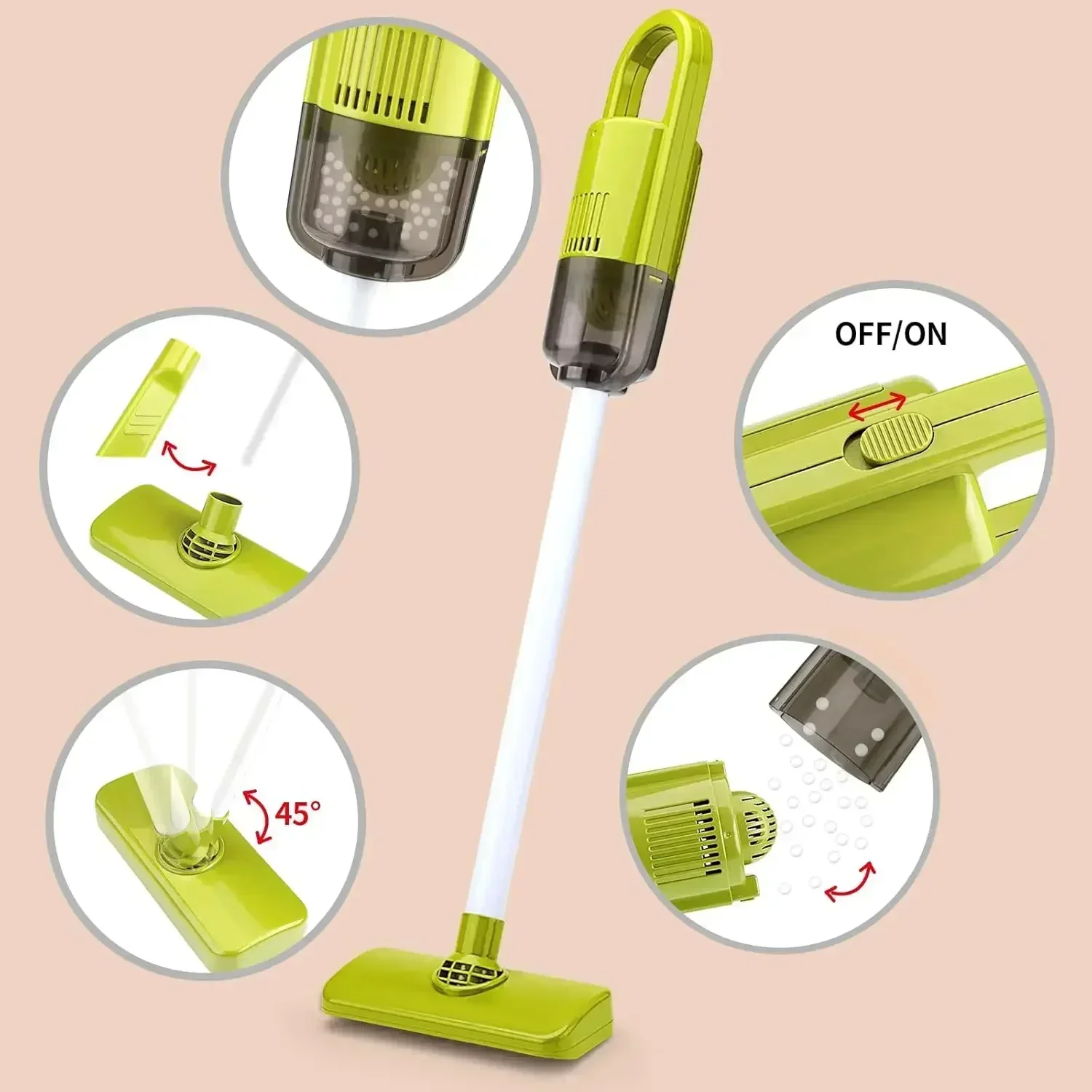 Housework Home Pretendable Kit Pretend Play Cleaning Toy Kid Tools Play Set Kids Cleaning Cart Housekeeping Toys Children Gifts