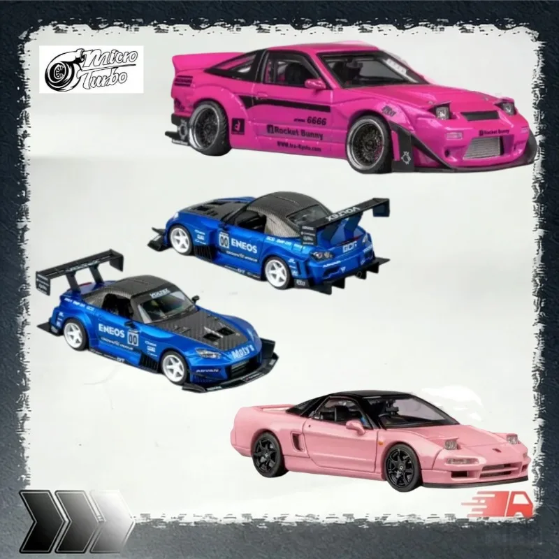 Micro Turbo 1:64 Honda NSX-R NA1 Simulation Alloy Car Model, Boys' Holiday Gift Toy, Collection Decoration Item.