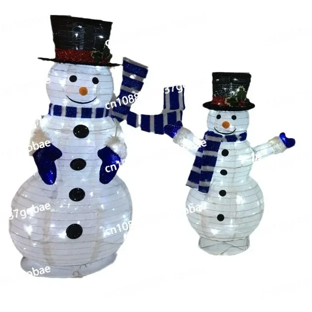 Cross-border Christmas Snowman Lanterns Luminous Ornaments Christmas Gifts Small Gifts Toys Old Man