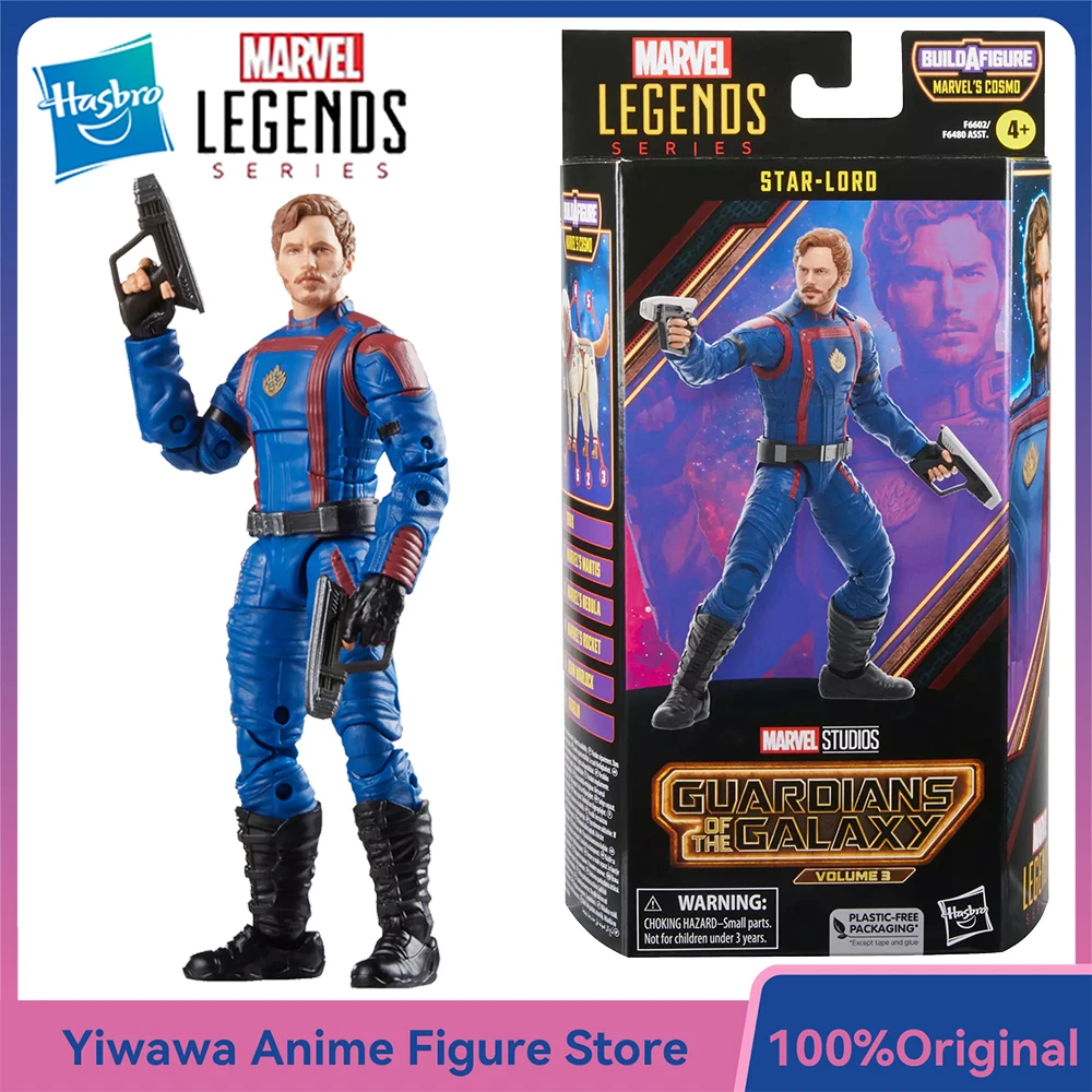 

[В наличии] Hasbro Marvel Legends Series Star-Lord (Guardians of the Galaxy Vol. 3) 6-дюймовая Коллекционная фигурка, модель игрушки