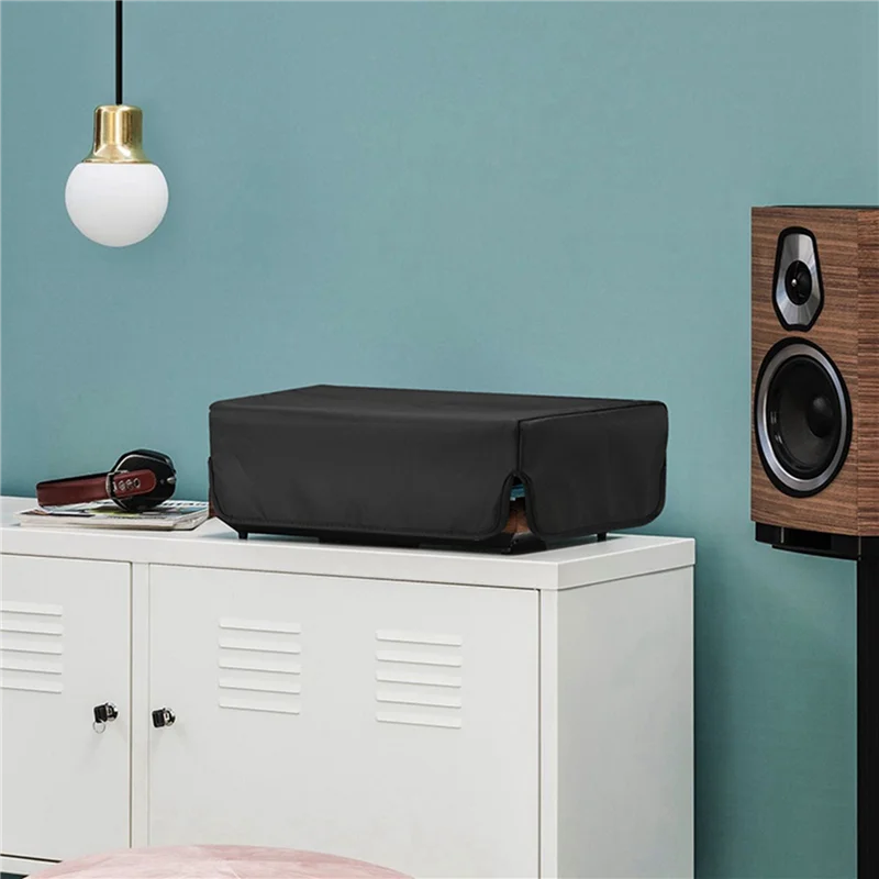 ABGI-2X Turntables Dust Cover Audio Video Turntables Protective Case Record Player Dust Case