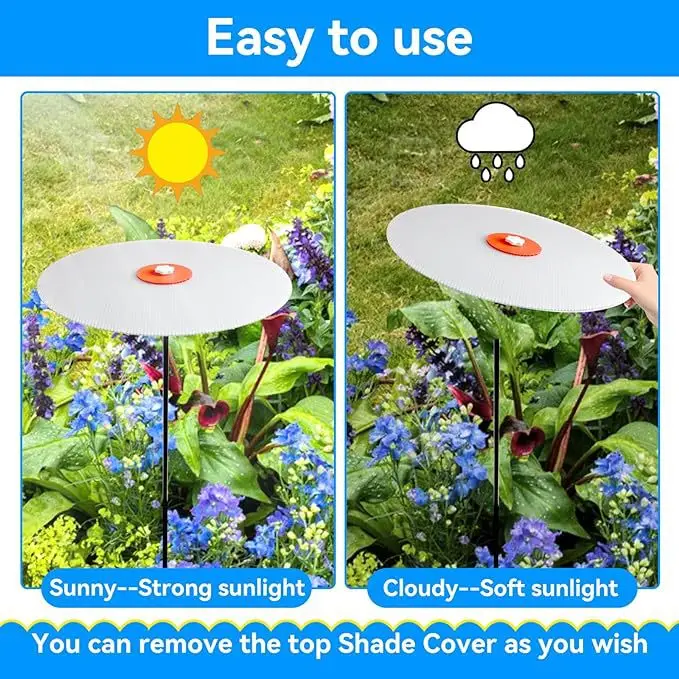 

Роскошный ботанический солнцезащитный козырек Pro: комбинированный дисковый зонт от дождя премиум-класса с растительным покрытием для улицы и перегородкой. Превосходный популярный праздничный подарок