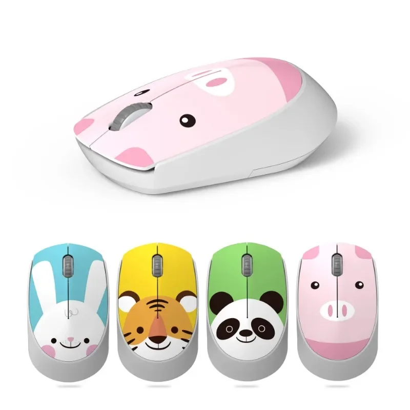 Ergonomic Wireless Mouse for Gaming and Office - Rechargeable Bluetooth Mouse with LED Backlight