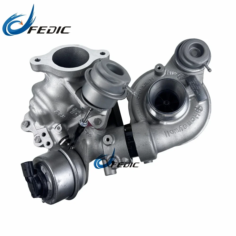 Twin Turbocharger GT1238Z GT1752S Turbine 810356 810357 full turbo for Mazda CX-5 SH01 2.2L Passenger 2014