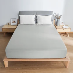 Protège-matelas imperméable et respirant, housse de matelas couvertes, lavable et facile à entretenir, noir, bleu marine, gris