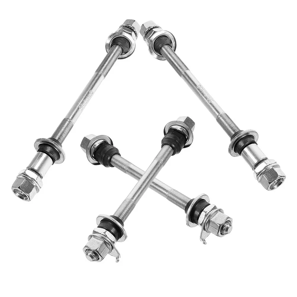 

1Set Front Rear Bike Axle Quick Release Skewer Solid Iron Construction Tool Free Installation Lightweight Portable for Home Auto