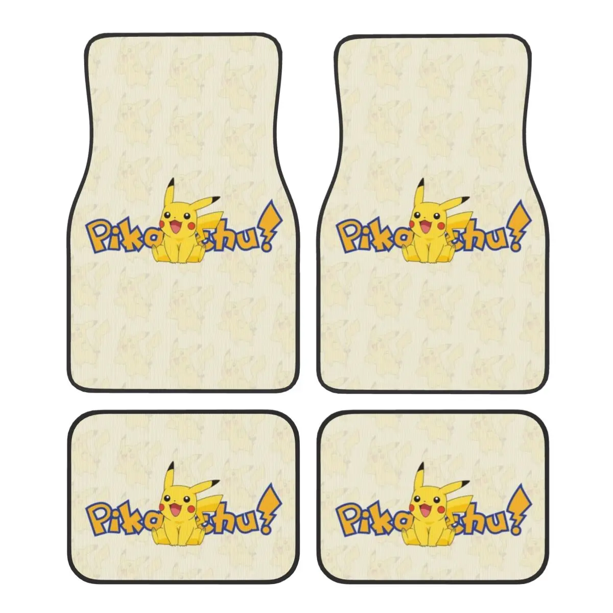 pokemoned-漫画自動車用フロアマット車用ユニバーサルフィットフルセット車のフロアマットノンスリップ-suv-トラック用