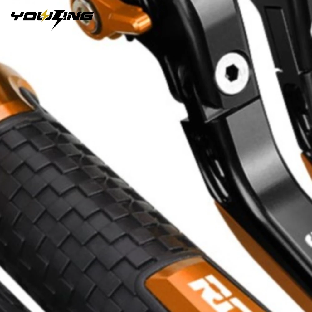

For RC390 2013-2021 2022 2023 2024 Motorcycle Brake Clutch Levers 7/8"22MM Handlebar Grips Handle Bar Grip Ends Plugs