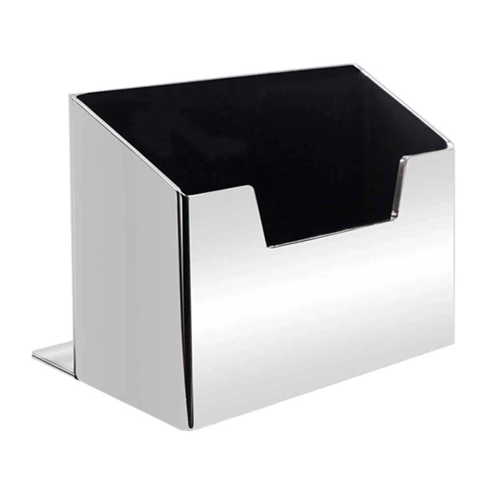 

Professional Stainless Steel Business Card Access Holder for Office Desktop Business Card Holder Name Cards Stand