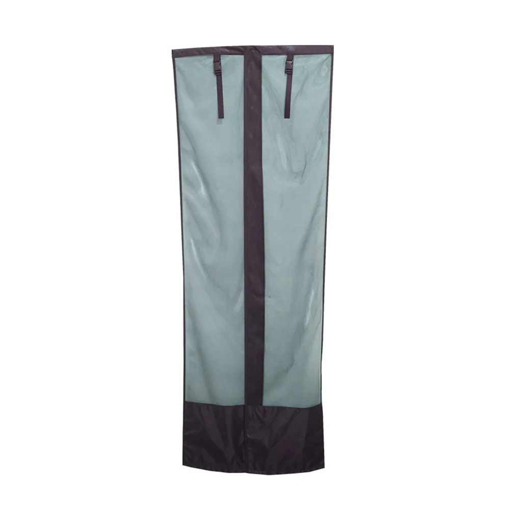202x72.5cm Black RV Door Screen Curtain Mesh Netting Sunshade For Trailers Easy Installation Breathable Car Sun Protection