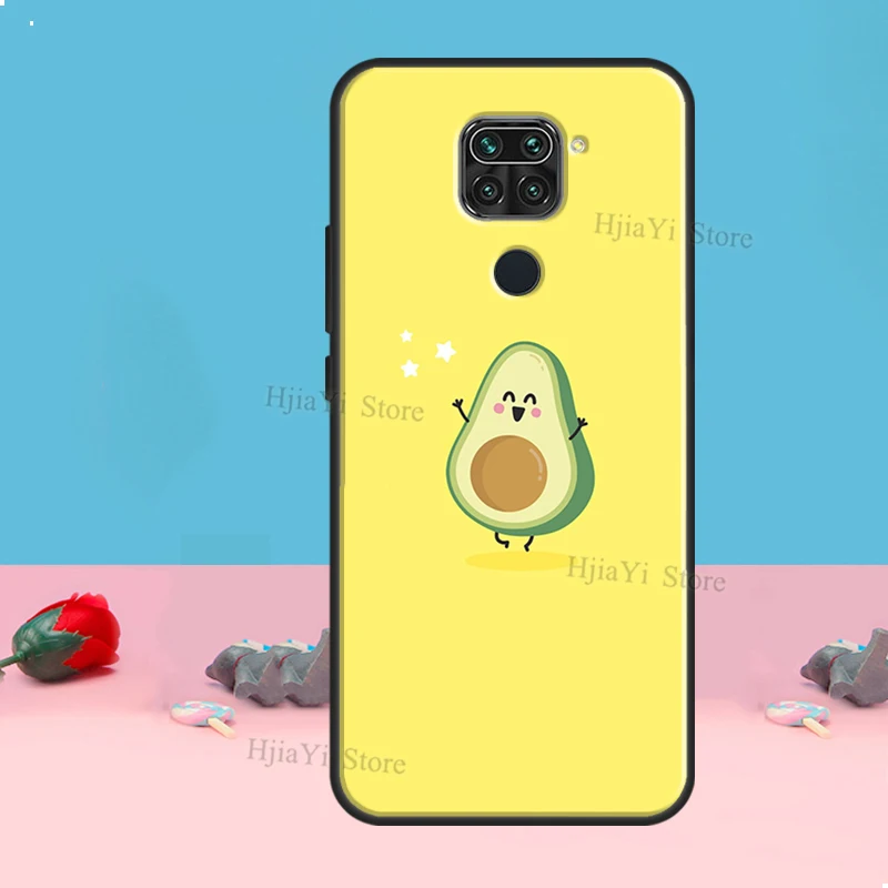 Lovely Avocado Case For Redmi Note 8 9 10 11 12 Pro Plus 10S 11S 12S Cover For Redmi 9C 10A 10C 12C Coque