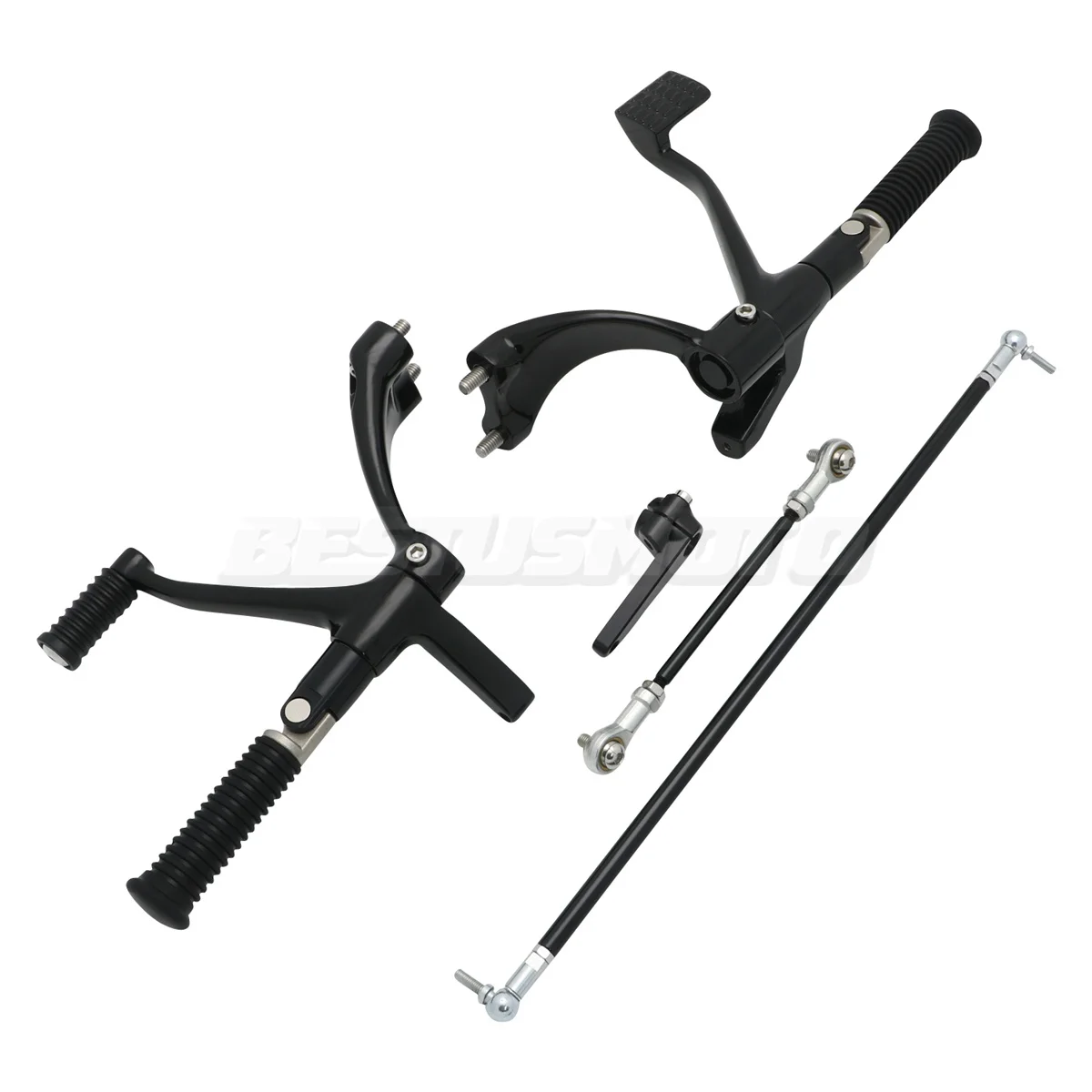 Motorcycle Parts Forward Control Pegs Lever Linkage For Harley Sportster XL883 XL1200 Forty-Eight Iron Superlow Low 2004-2013