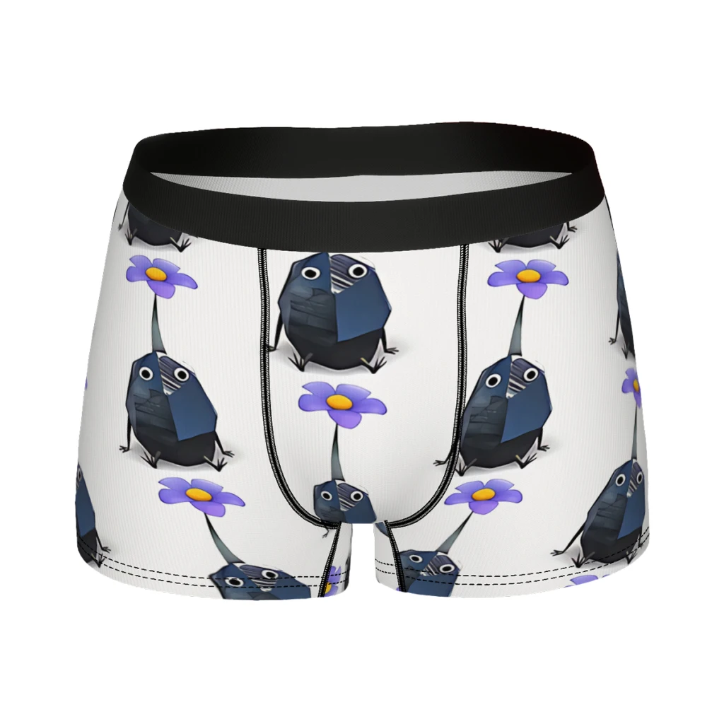 Rock Pikmin Underpants Breathbale Panties Man Underwear Print Shorts Boxer Briefs