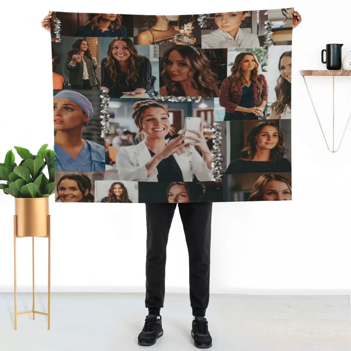 jo wilson collage :) Throw Blanket Thin Soft Blanket for Summer Night Sleeping