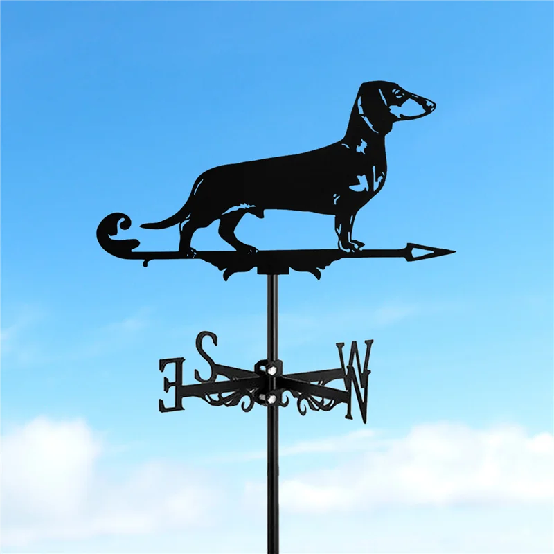

Metal Animal Weather Vane Roof Weather Vane Standing Decor Garden Yard Decoration For Outdoor Farm Yard