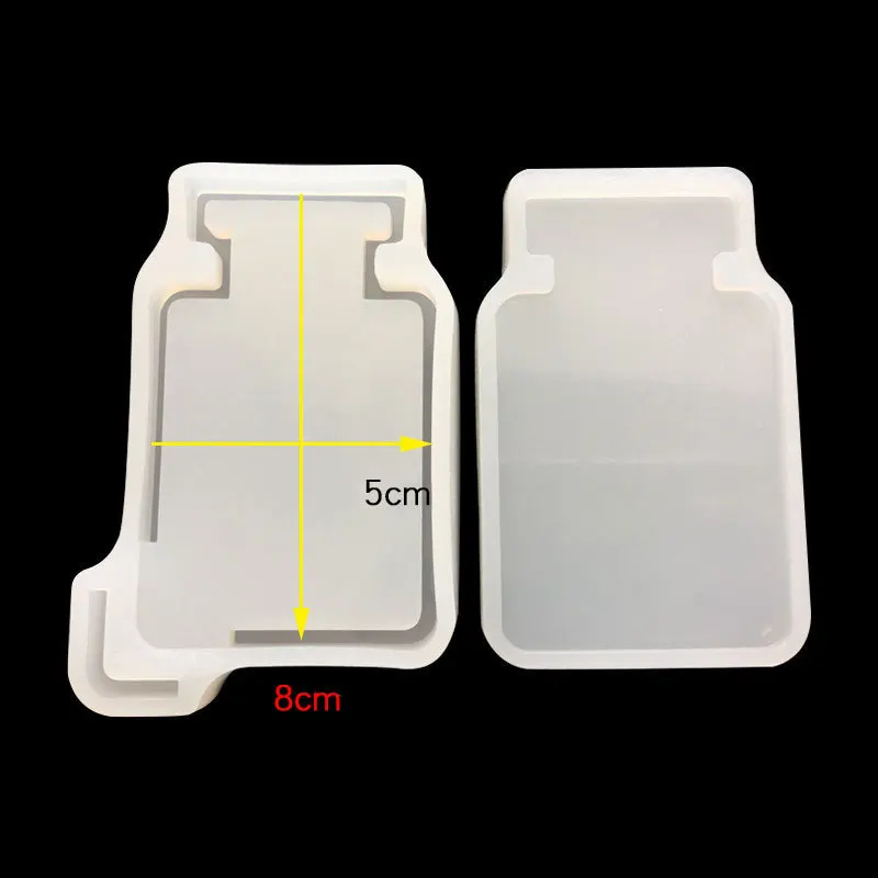Quicksand perfume reagent glass hourglass Silicone Mold Jewelry Making DIY Tool UV Epoxy Resin Molds Dried Flower Resin view 5