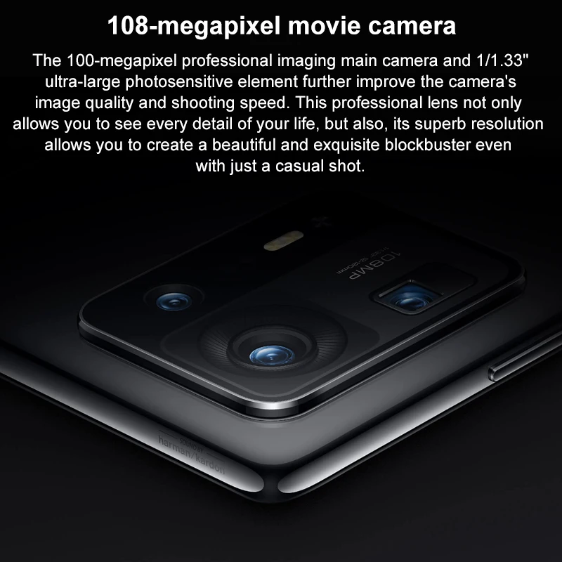 النسخة الصينية Xiaomi Mix 4 256GB/512GB 6.67 "AMOLED شاشة 108MP + 20MP كاميرا Snapdragon 888 + 120W 4500mAh بطارية (مستعملة) #6