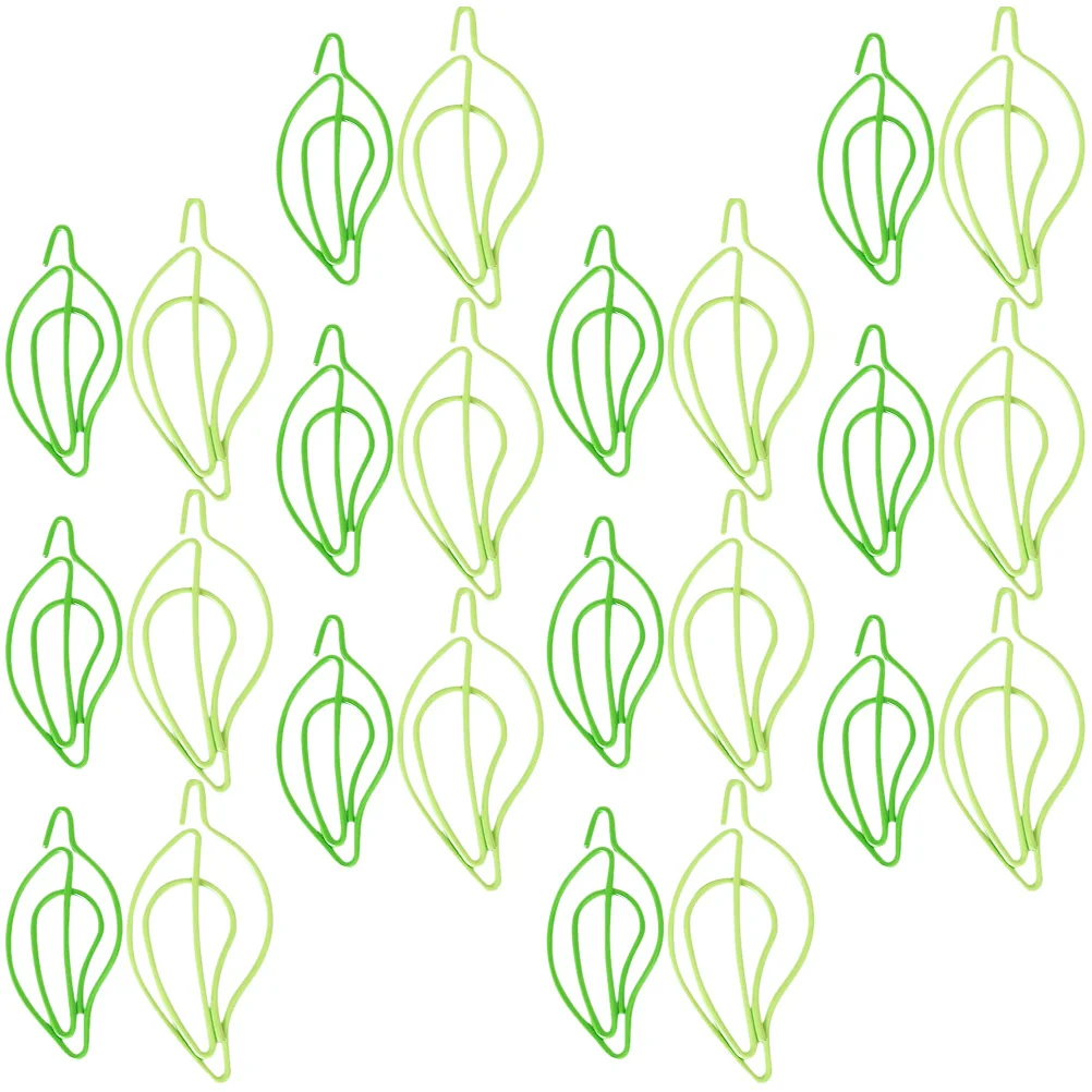 Trombones créatifs en métal, 30 pièces, petits trombones, fichier de bureau PP pour décor de papeterie