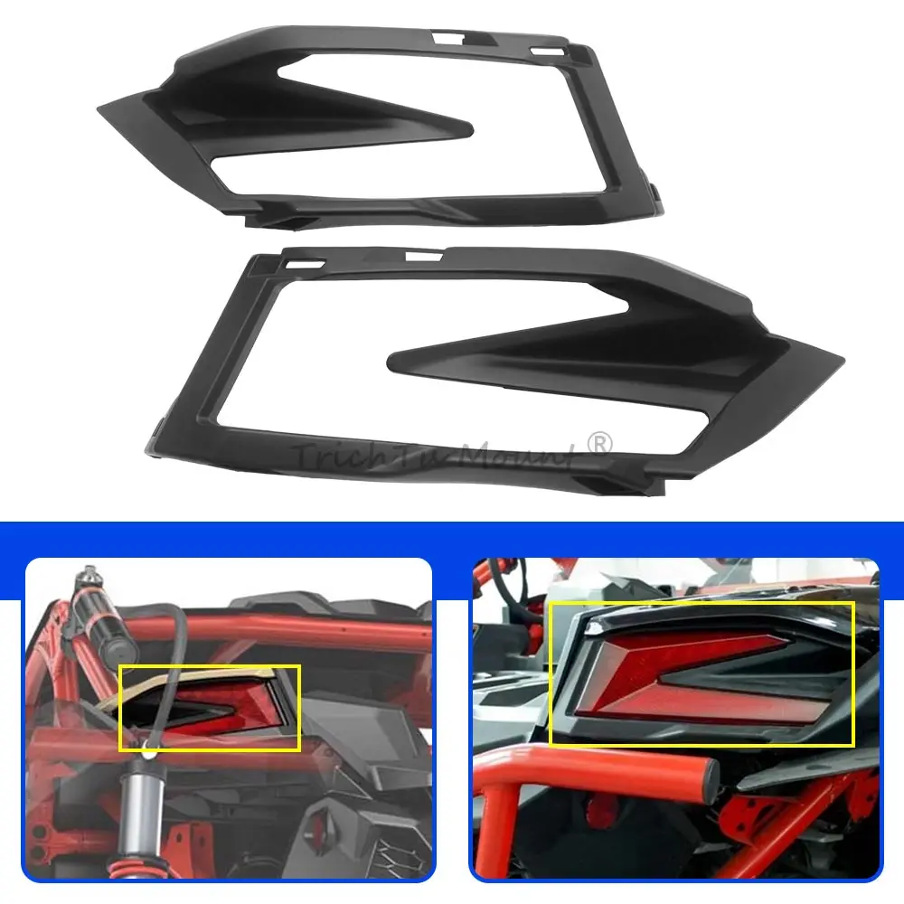 

Rear Brake Stop Light Shield Protector Taillight Cover For Can-Am Maverick X3 Max R XDS XRS 4x4 Turbo 2017-2024 UTV Accessories