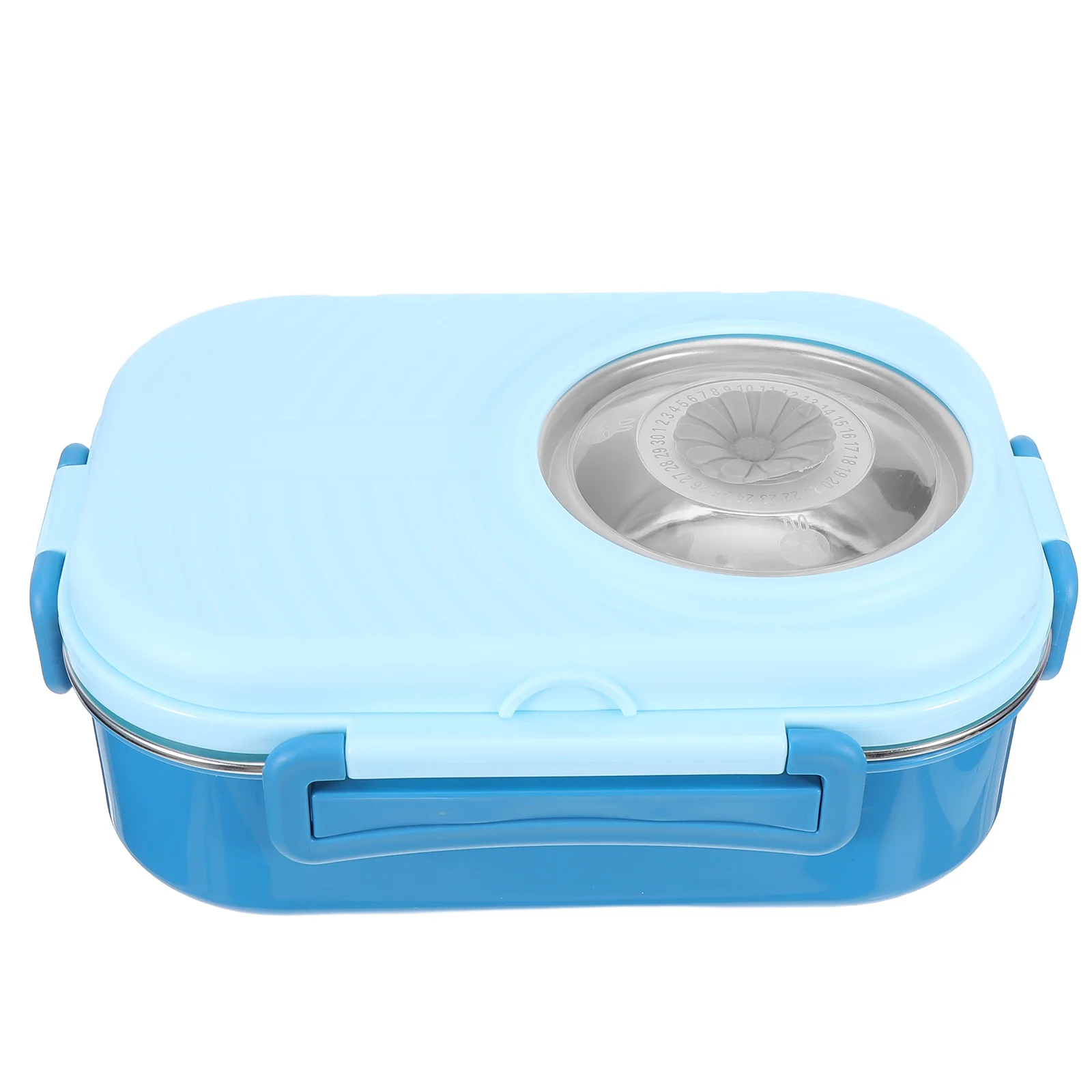 

Stainless Steel Bento Box 3-Compartment Leakproof Lunch Container For Meal Prep Travel Office Food Storage Portable