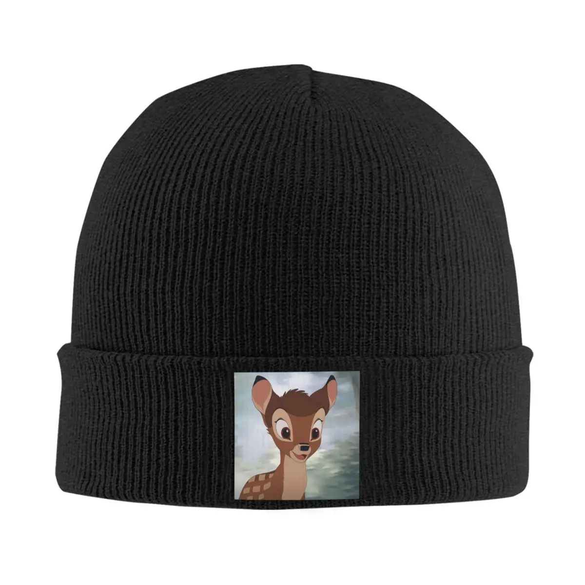 Bambi (10) Warm Knitted Cap Fashion Bonnet Hat Autumn Winter Outdoor Beanies Hats for Unisex Adult