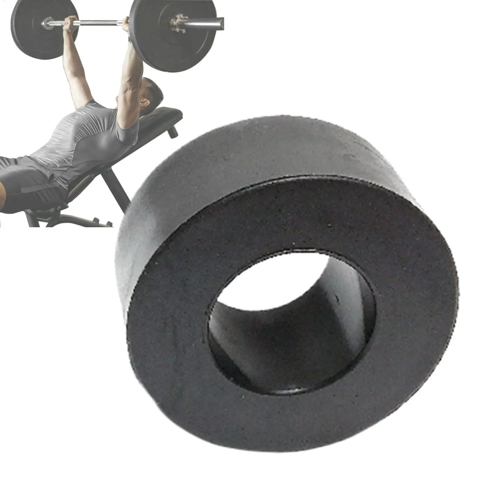 Rubber Isolation Pads Weight Lifting Spacers Exercise & Fitness Equipment for Athletic Club Strength Circuits Training Studios