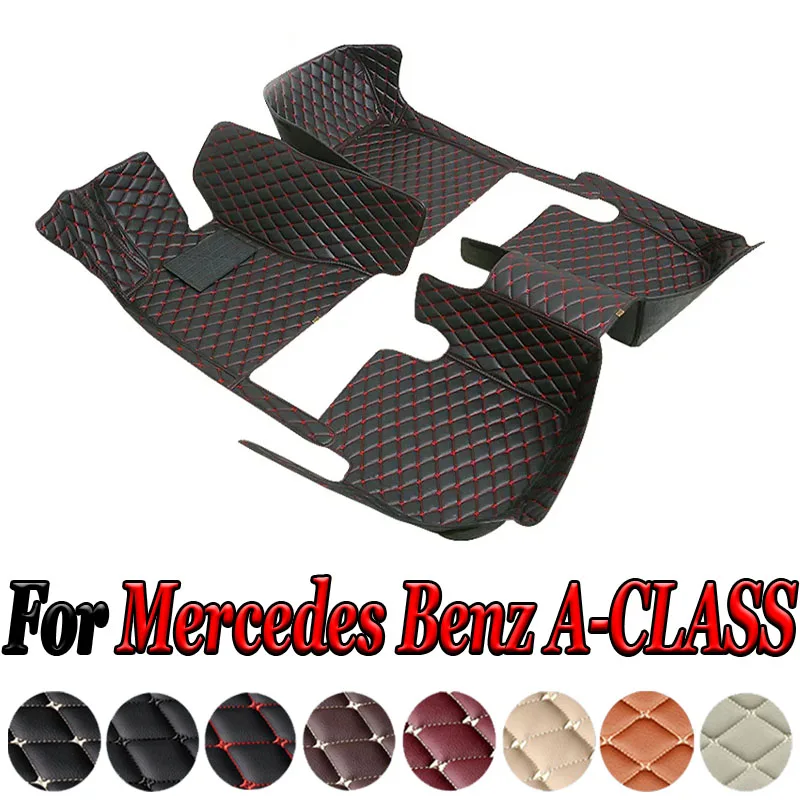 

Custom Car Floor Mats For Mercedes Benz A-CLASS W169 W176 W177 2004-2023 A140-A250 Auto Carpets Foot Coche Accessorie