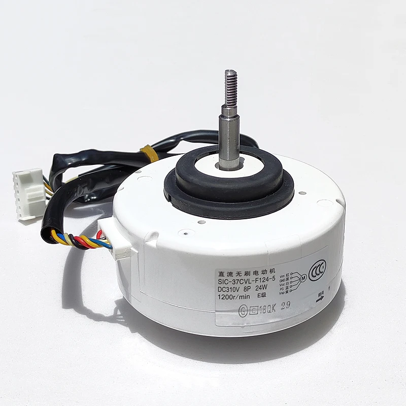 

DC310V 24W 1200rpm 0.191N.m DC brushless waterproof motor SIC-37CVL-F124-5